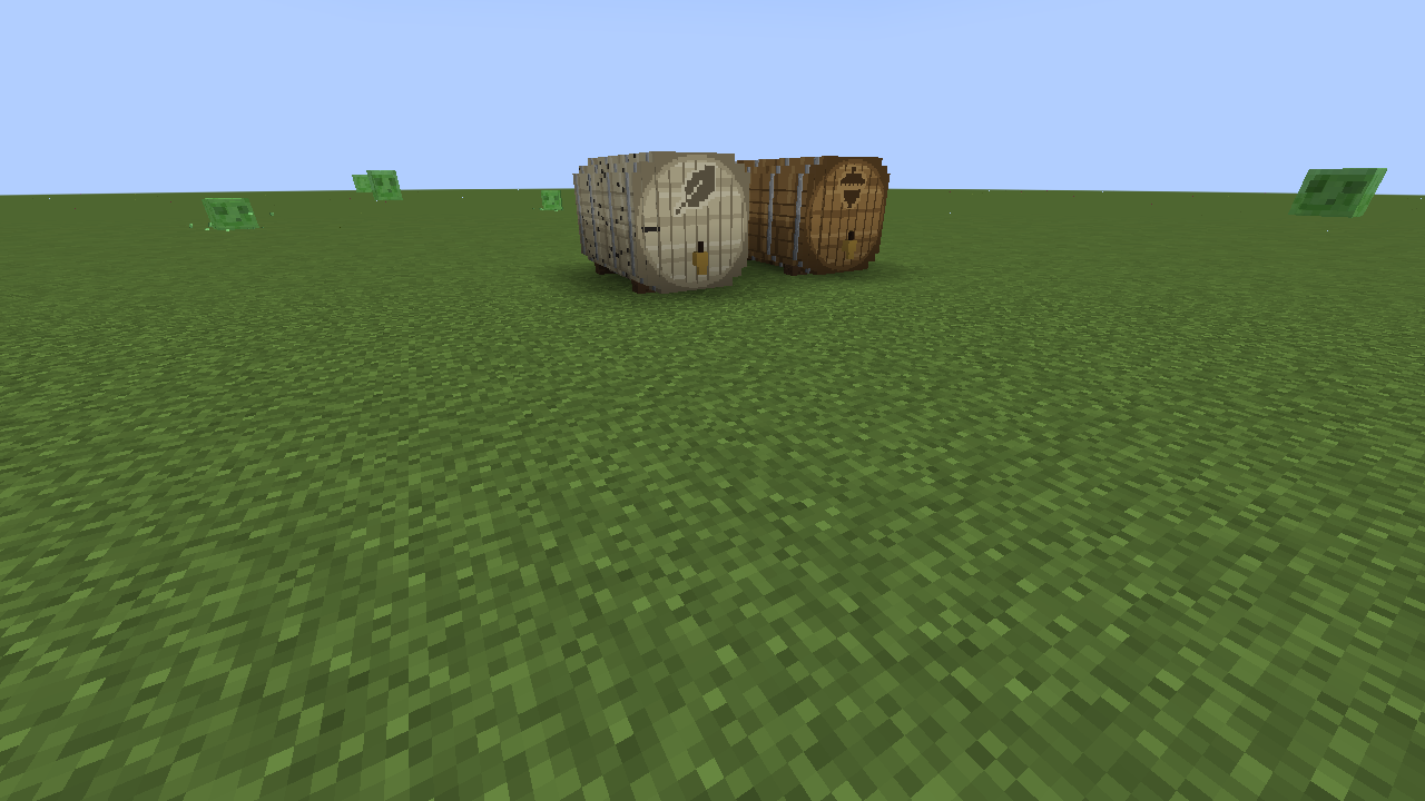 Historical project capture of the large birch and oak cask assemblies.