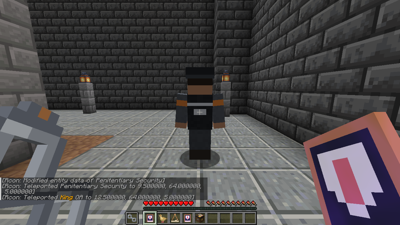 Historical J2b Penitentiary Security guard in the prison.